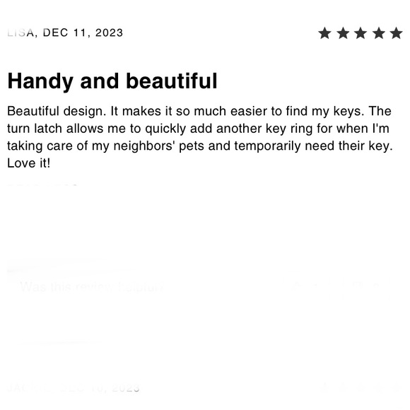 NEW! COACH Trigger Snap Bag Charm Double End Valet Key Ring Rainbow Heart NWT! - Picture 12 of 16